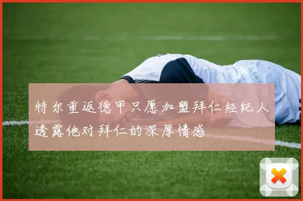 特尔重返德甲只愿加盟拜仁经纪人透露他对拜仁的深厚情感